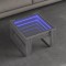vidaXL Măsuță de cafea cu LED infinity, gri sonoma, 50x53x30 cm 847628