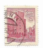 Austria - monumente arhitectonice din Austria, 1958 - obliterata