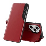 Husa Honor 400 Pro Eco Leather View flip tip carte, rosu
