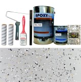 Cumpara ieftin Kit Complet Vopsea Epoxidica Gri Deschis Dessert Granite, ABW Royal