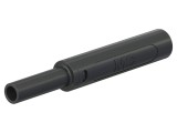 Conector banană 4mm 32A 1kV negru ST&Auml;UBLI &icirc;nşurubare 65mm