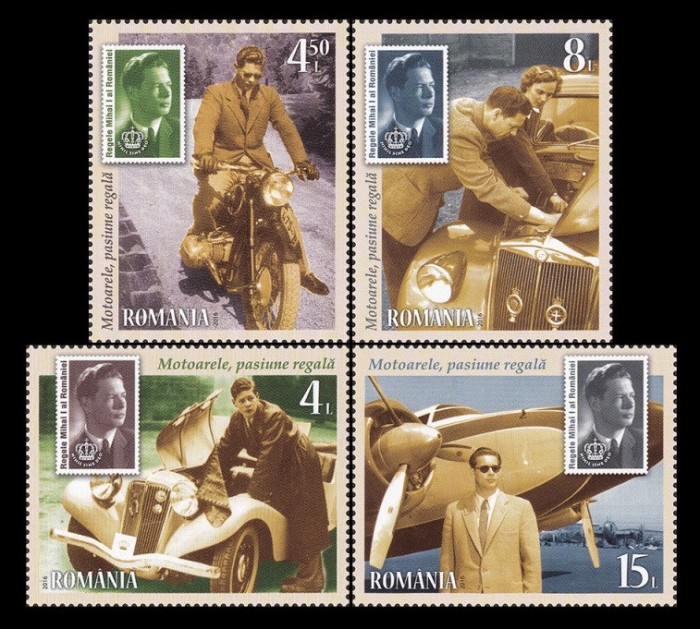 Regalitate, masini, avioane - Motoarele - Pasiune Regală - regele Mihai I, 2016, LP 2125, MNH