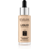 Eveline Cosmetics Liquid Control fond de ten lichid pipeta culoare 015 Light Vanilla 32 ml