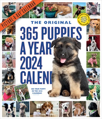 365 Puppies-A-Year Picture-A-Day Wall Calendar 2024 foto