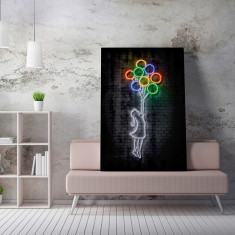 Tablou decorativ, WY224 (70 x 100), 50% bumbac / 50% poliester, Canvas imprimat, Multicolor
