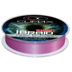 Fir textil Climax iBRAID U-LIGHT FLUO PURPLE 135m 0.08mm 6.0kg foto