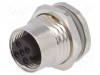 Conector M12 soclu PIN 5 mamă TE Connectivity A-DeviceNet CANopen IP67