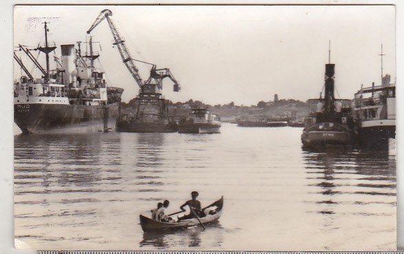 bnk cp Braila - Vedere din port - circulata