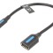 Cablu USB 2.0 A la C 0,15m negru