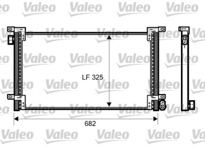 VALEO 818036 NEW PART Condensator, climatizare foto