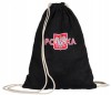 Sac-rucsac negru din bumbac cu motiv patriotic, Marime universala