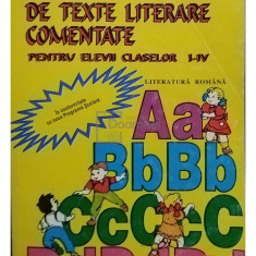 C. Nicolescu - Culegere de texte literare comentate pentru elevii claselor I - IV (editia 1998)