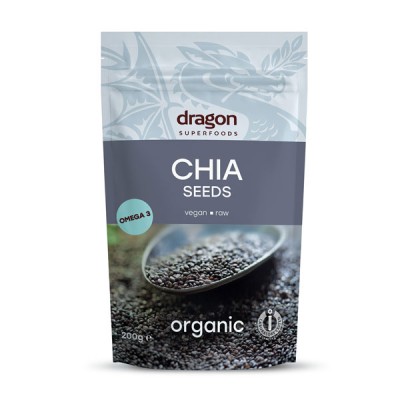 Seminte de Chia Raw Bio Dragon Superfoods 200gr foto