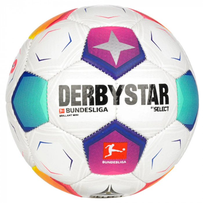 Mingi de fotbal Derbystar Bundesliga Brillant V23 Mini Ball 162009C alb