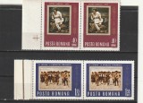 ROMANIA 1967 LP 648 - 60 ANI DE LA RASCOALA TARANILOR DIN 1907 PERECHE ORIZONTALA MNH