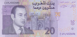 Bancnota Maroc 20 Dirhams 2005 - P68 aUNC