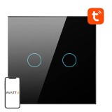 Intrerupator touch, LZTS02-EU-B2, Avatto, 10 A, Negru, Smart, Altele