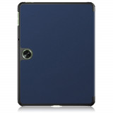 Husa tableta compatibila oneplus pad go, foldpro cu microfibra, auto sleep/wake, blue