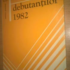 Caietul debutantilor 1982 (Editura Albatros, 1984) - autograf Sandu Stefanescu
