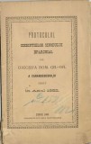 CM6826 Protocolul sinodului eparhial al eparhiei greco-ortodoxe rom&acirc;ne a Caransebeșului pe anii 1882, 1893, 1895, 1901-1914, lot de 17 publicații