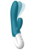 Vibrator Rabbit Bend It Plus 10 Moduri Vibratii Silicon Ocean Blue 21.5 cm