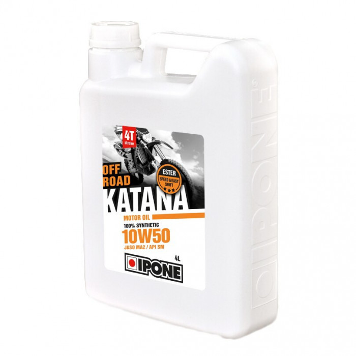 Ulei moto 4T Ipone Katana Off Road 10W50 100% Sintetic ESTER - JASO MA2 - API S Cod Produs: MX_NEW 800016IP