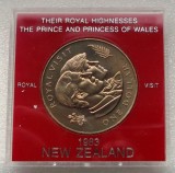 P1. Noua Zeelanda 1 $ Dollar 1983 Charles and Diana in caseta originala UNC **