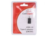Adaptor USB 2.0 USB A la USB C Negru Cablexpert, Gembird
