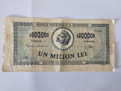 Romania 1 000 000 Lei 1947 foto