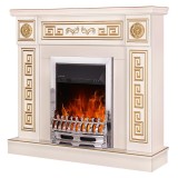 Semineu electric Versailles Gold &amp; Galileo silver, Art Flame