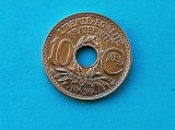 10 Centimes 1939 Franta-AUNC++UNC -luciu de batere
