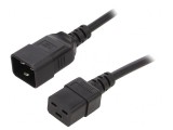 Cablu Alimentare IEC C19 la IEC C20 5m Negru 16A