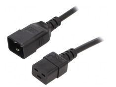 Cablu Alimentare IEC C19 la IEC C20 5m Negru 16A