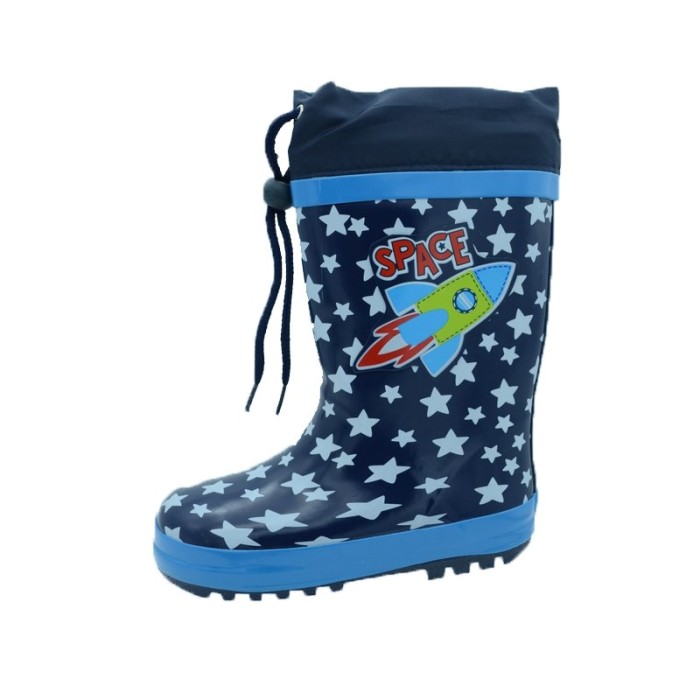 Cizme din cauciuc baieti Apawwa B85, Multicolor Cizme din cauciuc baieti Apawwa B85, Multicolor