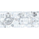 Electromotor Toyota Auris (E15), Avensis Estate (T27), Corolla Sedan (E15), RAV4 3 (A3), Verso (R2), Yaris (P9), 1.6, 1.8, 1.2, 2.0, 1.3 VVT-i, MAGNE