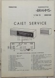 Caiet service radioreceptor Brahms
