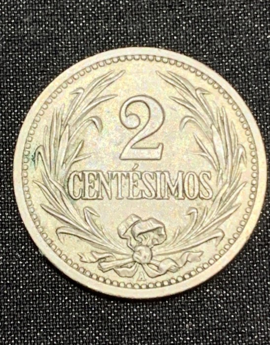Moneda 2 centesimos 1901 A Uruguay