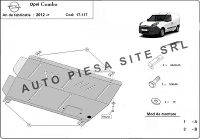 Scut metalic motor Opel Combo fabricat incepand cu 2012 APS-07,048 foto