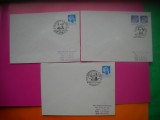 HOPCT LOT PLIC NR 7 - SET 3 PLICURI MUZICA-ZIUA INT A MUZICII 1989 BUCURESTI -ROMANIA