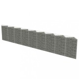 Cumpara ieftin Perete gabion, 630 x 30 x 100 cm, otel galvanizat