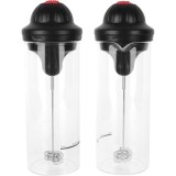 Cumpara ieftin Frother electric pentru lapte, stabilitate ridicata, accesorii cafea, sticla borosilicata, 20 secunde