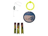 Set 3 monturi crap, 3 linii echilibrate ,7 metri