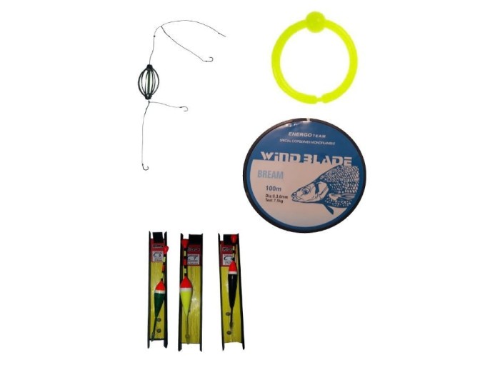 Set 3 monturi crap, 3 linii echilibrate ,7 metri