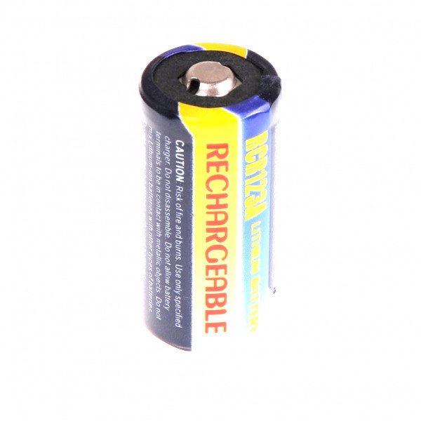 *Battery 2-Power CR123A rechargeable