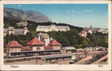 CP562N Sinaia Gara, carte poștală, necirculată, Necirculata, Printata