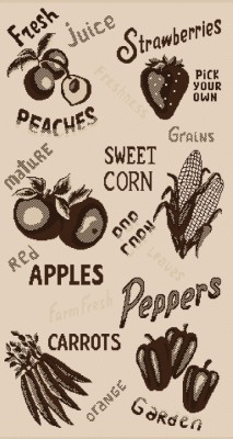 Covor Bucatarie Tip Iuta, Model Natura 954-19, Marime 80 x 200 cm, Crem, Antialergic, Polipropilena, Sufragerie, Terasa, Hol foto