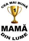 Tricou personalizat Cea mai buna mama din lume