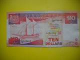 HOPCT SINGAPORE 10 DOLLARS / DOLARI 1988