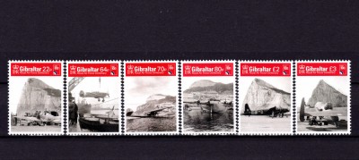 ✅(S17)Gibraltar 2018 ,&amp;quot;100 de ani R.A.F.&amp;quot;,serie ,nominal &amp;pound; 7.36 MNH foto