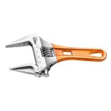 Cheie reglabila scurta NEO 156 mm, deschidere 0-43 mm, cap subtire
